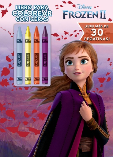 [9788418335990] Frozen 2. Libro para colorear con ceras