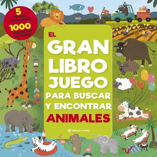 [9788417210205] El gran libro juego para buscar y encontrar animales