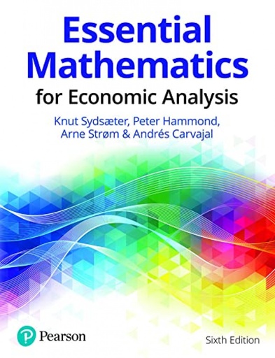 [9781292359281] Essential mathematics for economic analysis