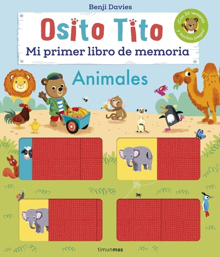 [9788408249702] Osito Tito. Mi primer libro de memoria. Animales