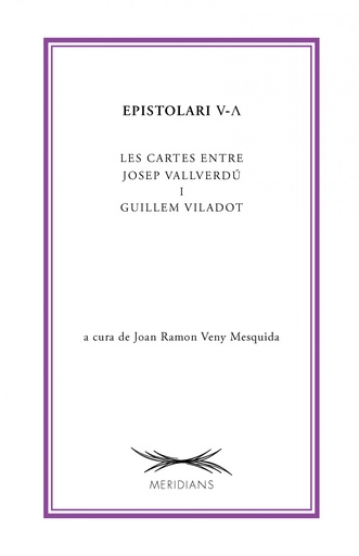 [9788413033419] Epistolari Vallverdú-Viladot