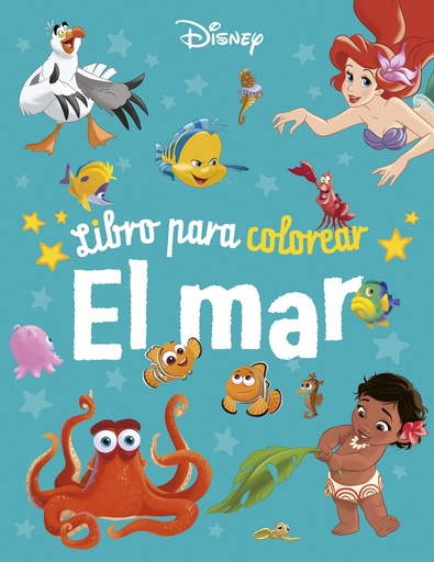 [9788418939761] Disney. Libro para colorear. El mar