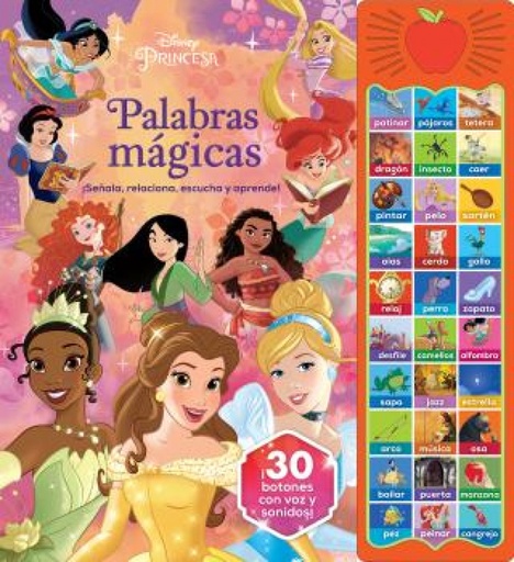 [9781503761261] PALABRAS MÁGICAS DISNEY PRINCESAS 30 BOTONES CON SONIDO