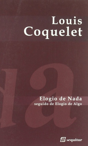 [9788495363923] ELOGIO DE NADA