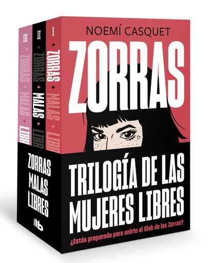 [9788413145556] Pack Trilogía Zorras (contiene los títulos: Zorras # Malas # Libres)