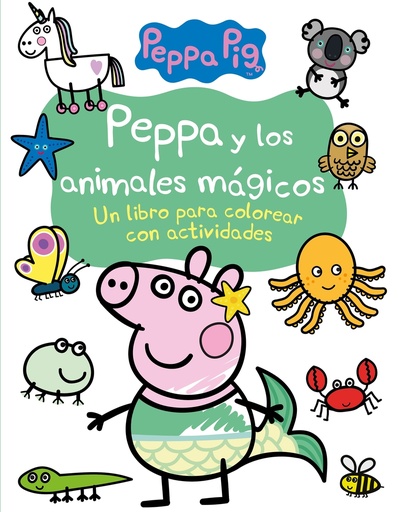 [9788448861056] Peppa y los animales mágicos (Actividades para colorear)