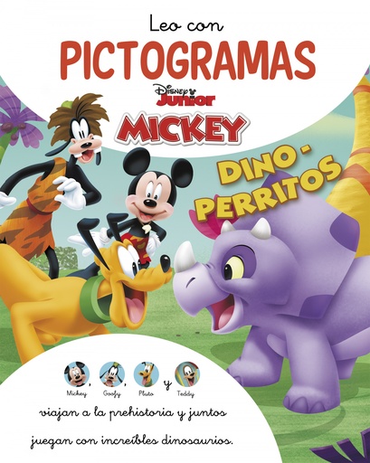 [9788418039386] Mickey Mouse Funhouse. Leo con Pictogramas. Dino-perritos