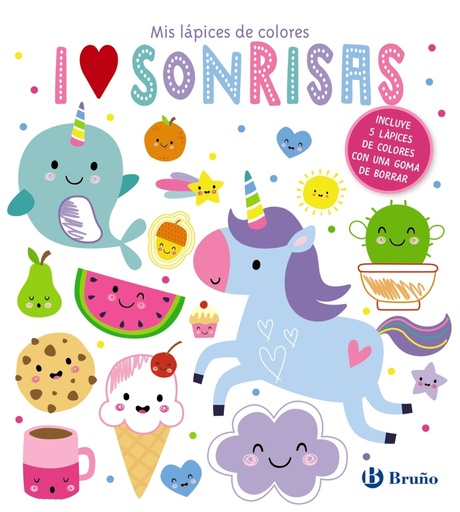 [9788469665541] Mis lápices de colores, I love sonrisas