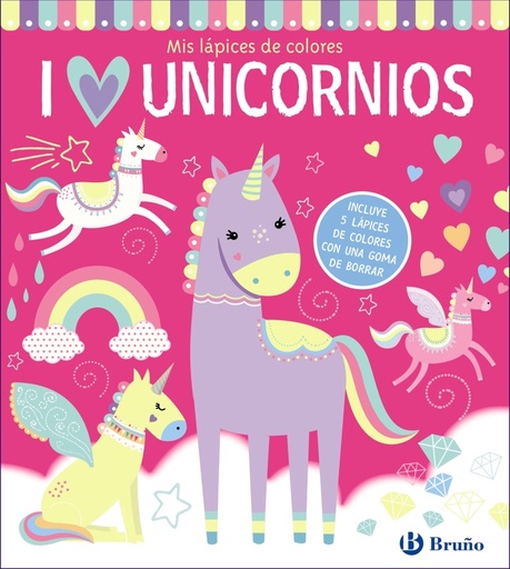 [9788469665558] Mis lápices de colores, I love unicornios