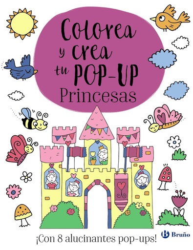 [9788469665664] Colorea y crea tu pop-up. Princesas