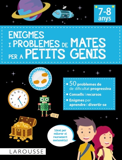 [9788418882890] Enigmes i problemes de mates per a petits genis (7-8 anys)