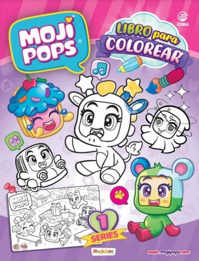 [9788419011145] Libro para colorear Moji Pops Serie Party - España