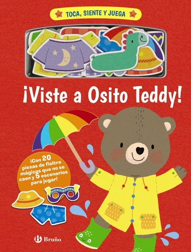 [9788469666357] Toca, siente y juega. ¡Viste a Osito Teddy!