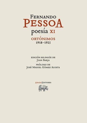 [9788419008169] Poesía XI. Ortónimos (1918-1923)