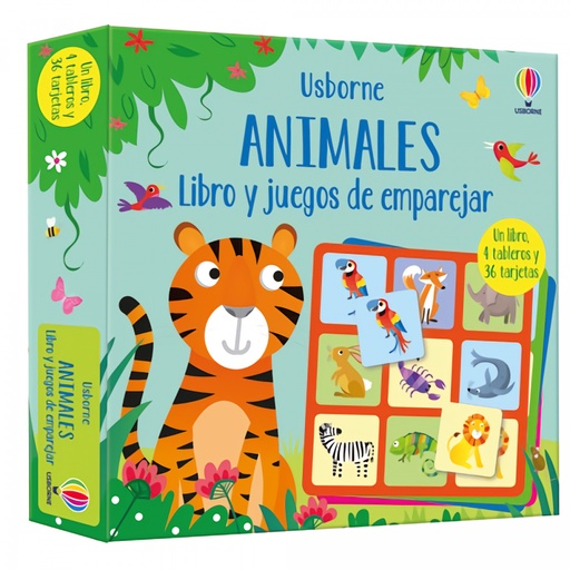 [9781801316057] ANIMALES LIBRO Y JUEGO EMPAREJAR