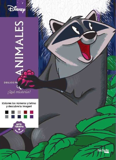 [9788418182426] ¡Animales! Disney. Dibujos para colorear, ¡qué misterio!