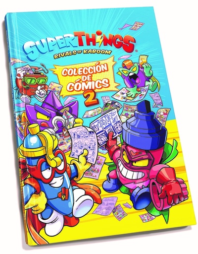 [9788412342574] Libro Coleccionista Cómics Superthings - MAX - Series 4, 5 y Secret Spies