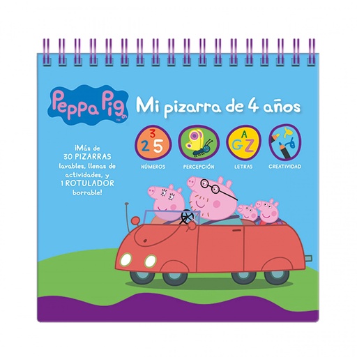 [9788418861116] PEPPA PIG - MI PIZARRA DE 4 AÑOS