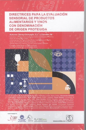 [9788420012858] Directrices para la evaluación sensorial de productos alimentarios y vinos con d