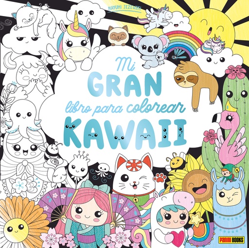 [9788411015455] MI GRAN LIBRO PARA COLOREAR KAWAII