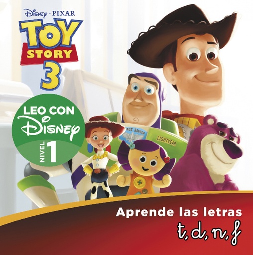 [9788418039683] Toy Story 3. Leo con Disney Nivel 1: t, d, n, f