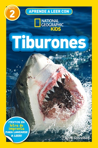 [9788482988269] Aprende a leer con National Geographic (Nivel 2) - Tiburones