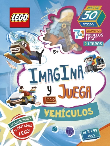 [9788408252993] LEGO ICONIC. Imagina y juega. Vehículos