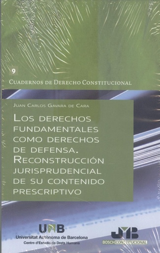 [9788419045645] Los derechos fundamentales como derechos de defensa