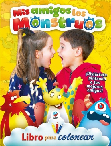 [9788419011060] Mis Amigos Los Monstruos - Libro para colorear