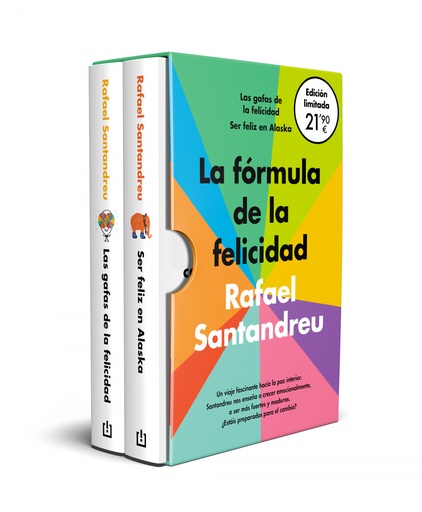 [9788466363952] ESTUCHE LA FÓRMULA DE LA FELICIDAD DE RAFAEL SANTANDREU (ED. LIMITADA). LAS GAFA