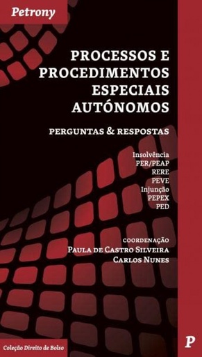 [9789726853169] processos e procedimentos especiais autonomos