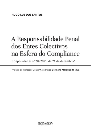 [9789899026469] A RESPONSABILIDADE PENAL DOS ENTES COLECTIVOS NA ESFERA DO COMPLIANCE