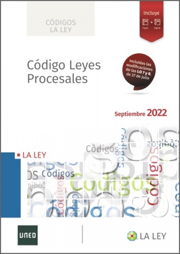 [9788419032607] Código Leyes Procesales 2021