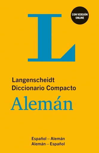 [9783125145238] DICCIONARIO COMPACTO ESPAÑOL;ALEMAN