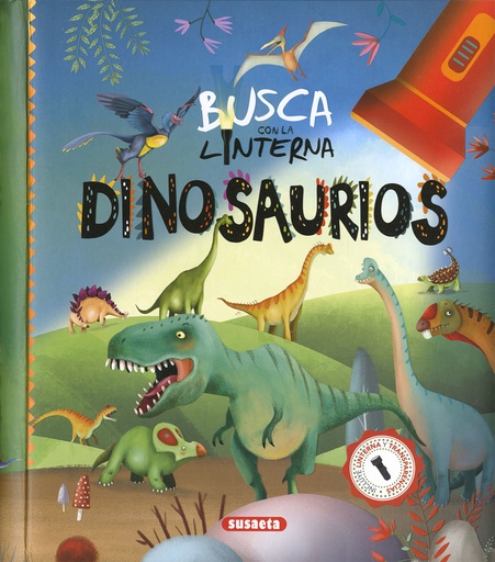 [9788467784787] Busca con la linterna dinosaurios