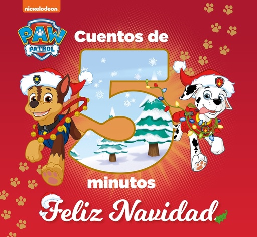 [9788448863135] Cuentos de 5 minutos. Feliz Navidad (Paw Patrol # Patrulla Canina)