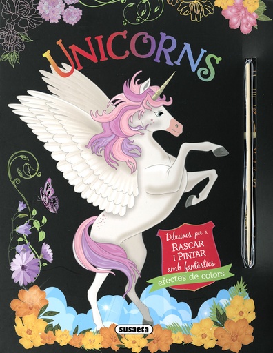 [9788467788006] Unicorns. Dibuixos per a rascar i pintar