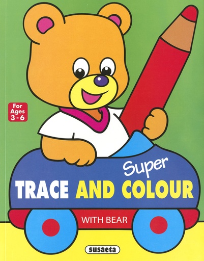 [9788467789522] Super trace and colour with bear