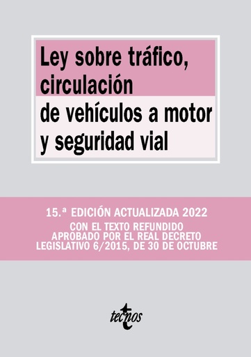 [9788430985883] Ley sobre Tráfico, Circulación de Vehículos a Motor y Seguridad Vial