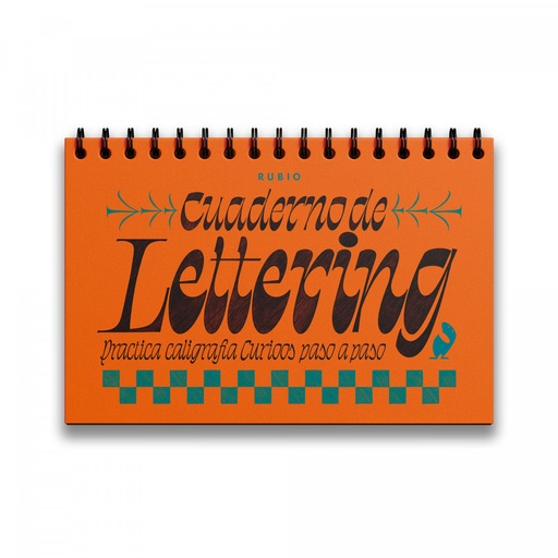 [9788417427801] Cuaderno de lettering. Practica caligrafía Curioos paso a paso