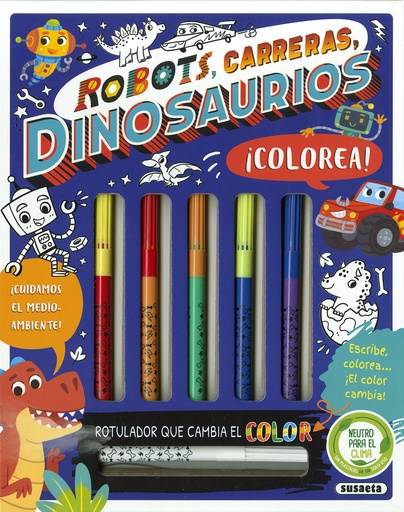 [9788467790627] Robots, carreras, dinosaurios