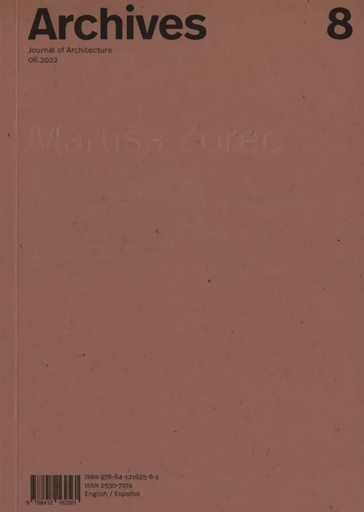 [9788412162561] Archives Issue 8 - MARU A ZOREC