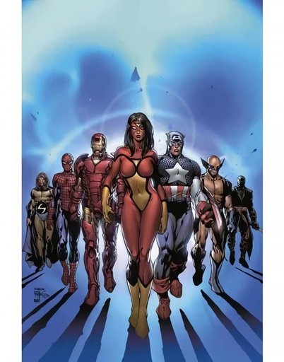 [9788413349527] Marvel omnibus. los nuevos vengadores de brian michael bendis 1. desunidos y reunidos