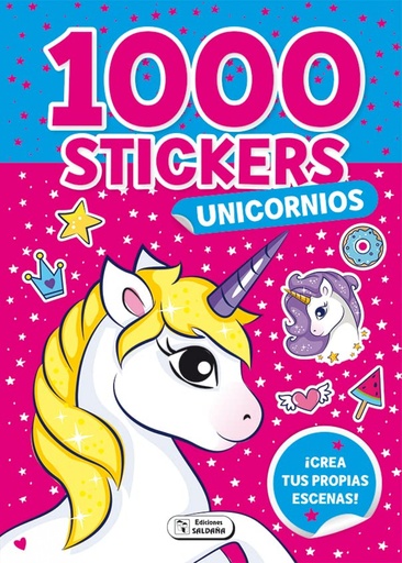 [9788491789024] 1000 STICKERS UNICORNIOS