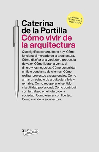 [9788419662019] Cómo vivir de la arquitectura