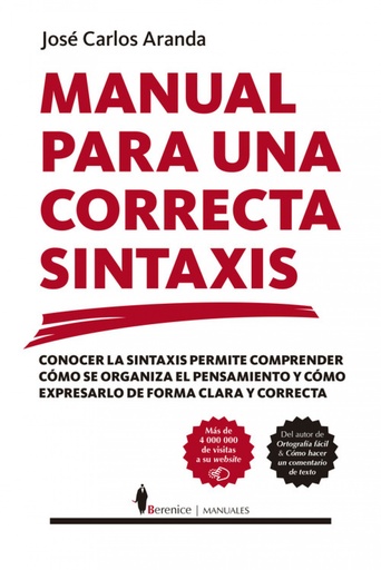 [9788417418373] MANUAL PARA UNA CORRECTA SINTAXIS