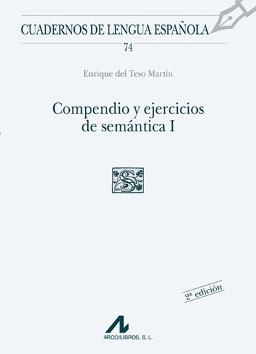 [9788476355114] Compendio y ejercicios de semántica I