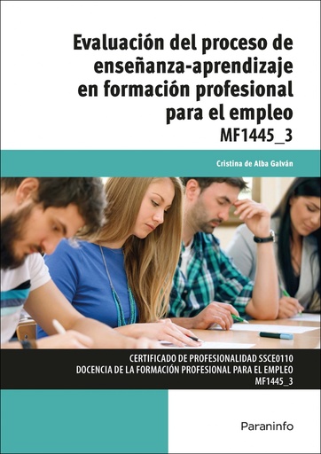 [9788428397452] Evaluación proceso enseñanza-aprendizaje formación profesional para el empleo