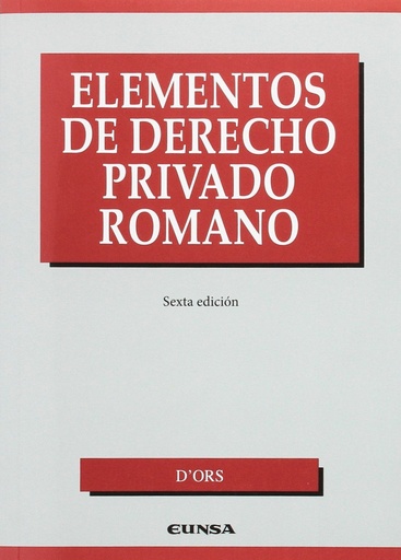 [9788431331627] ELEMENTOS DE DERECHO PRIVADO ROMANO