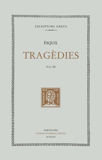 [9788498590012] Tragèdies, vol. III i últim: L´Orestea